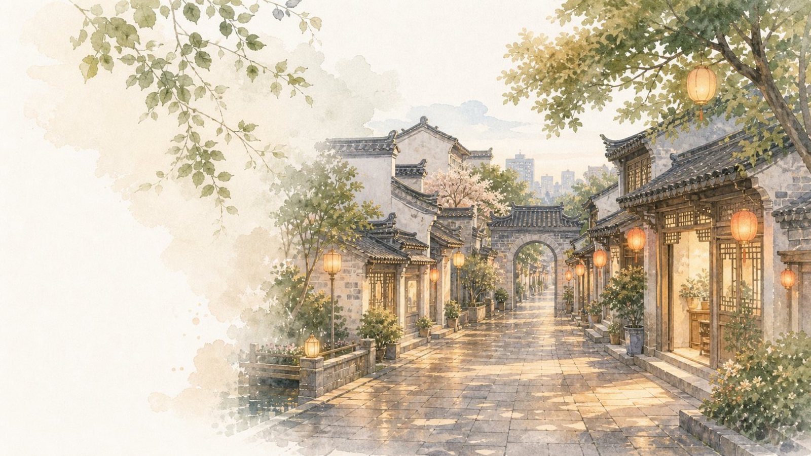 老门东手绘示意图